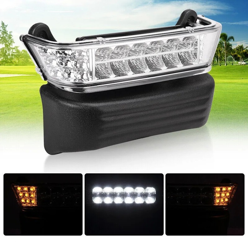 Super Bright LED Light Kit for Club Car Precedent with 12-48 Volts Operation and 1800 Lumen Output