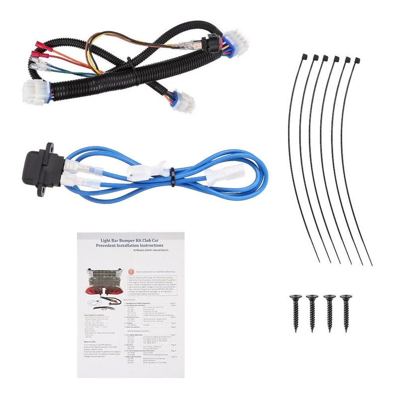 Club Car Precedent LED Light Kit with 12-48 Volts Operation and 10,000+ Operating Hours for Golf Cart