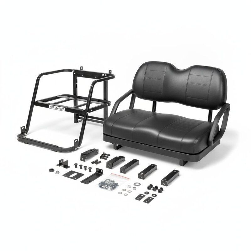 골프 카트 플립 시트 키트 후면 클럽 카 EZGO Yamaha G29 쿠션 포함