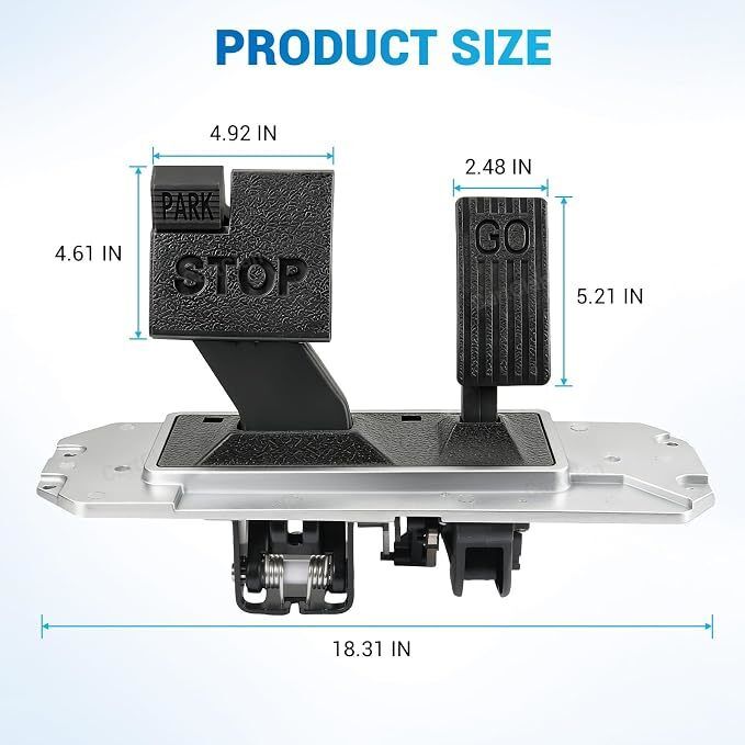 클럽 카 선행 페달 어셈블리 102500001 OEM 교체 1세대 페달 완전한 페달 어셈블리