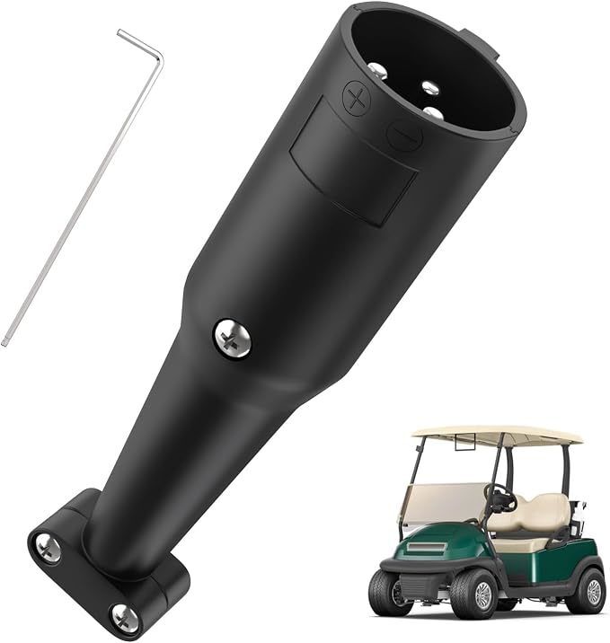클럽 자동차 48V 충전기 코드 플러그 101828901 OEM 교체 성형 고무 하우징 교체 플러그 전용